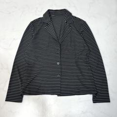ヴィンテージ 美品 CECI OU CELA ボーダー ジャケット 黒