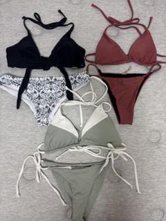 お値引き！！ビキニ　水着　レディース　3着セット　セパレート