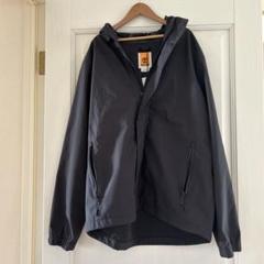 ティンバーランド　ナイロンジャケット フード付き 00s Timberland WEATHERGEAR Cotton-Nylon Field Jacket 黒 L 05
