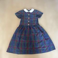 ❣️未使用　ファミリアチェックワンピース　140㎝❣️ 美品 familiar ファミリア チェックワンピース レトロ 昭和 140