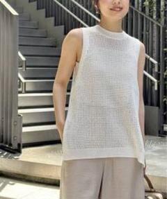 NOBLE　メッシュニットタンクトップ