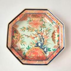 林九郎窯 豪華絢爛金彩松竹梅柄 八角盛皿 - メルカリ