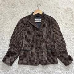 【極美品】マックスマーラ　白タグ　ダブル　ウール　コート　ジャケット　女優襟 極美品 MaxMara 白タグ 38サイズ ジャケット ベージュ 背抜き