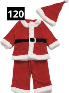 クリスマスコスチューム サンタ3点セット 男の子 子供用サンタ 120
