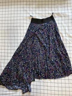 Vivienne Tam パワーネットスカート　花柄 美品✨Vivienne Tam ひざ丈スカート パワーネット 花柄 鳥