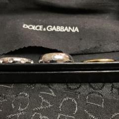 D&G 3連リング❣️3本セット　サイズ15号位　お値打ち品❣️