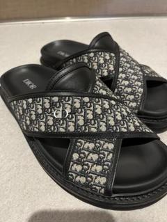 【美品】DIOR メンズ　サンダル　オブリーク　サイズ40 美品】DIOR メンズ サンダル オブリーク サイズ40 - メルカリ