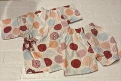 美品！くろわっさんす　べべ　甚平　お祭り