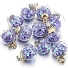 30個⭐️透明ガラスボール スター 星 DIY アクセサリー