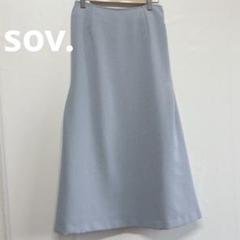 【美品】sov. 20年モデル リネンオックスフレアスカート