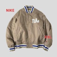 Nike USA スタジャン ネイビー/ベージュ 中古・古着通販】NIKE (ナイキ) 古着スタジャン ベージュ