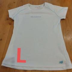 new balance ショートスリーブTシャツ ホワイト　Lサイズ