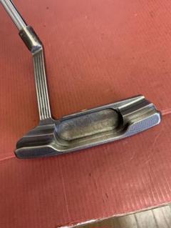 【希少試作品】ノーブランドCNC削り出しピンタイプミルドパター 広田ゴルフ 軟鉄鍛造 CNC 削り出し フォージドパター ブレードタイプ