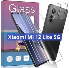 Xiaomi Mi 12 Lite 5G 保護フィルム+カメラフィルム 気泡ゼロ