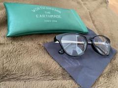 earthmade 黒ブチメガネ