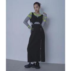 miette ミエット ビスチェデザイン ワンピース セットアップ 2way 黒