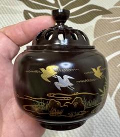 菊紋 竹中正晴 高岡　銅器『寿双鶴図』 陛下御在位 30周年骨董 銅花瓶 m82364729192_1.jpg?1729700953