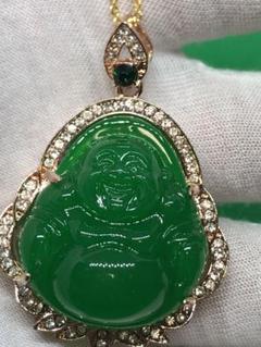 和田玉 碧玉 布袋弥勒 ネックレス 1851-1/3のサムネイル