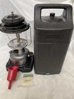 希少旧もみの木ケース付Coleman unleaded295ツーマントルランタン コールマン ツーマントルランタン 295 パワーハウスアンレテッド