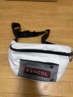 KANGOL メッシュポケット付きボディバッグ