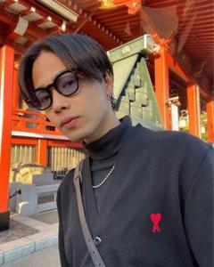 【正規品】コムドットやまと着用amiparis ハートロゴ カーディガン 正規品】コムドットやまと着用amiparis ハートロゴ カーディガン
