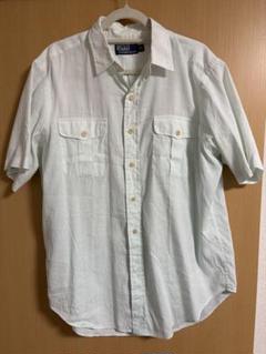 90’s Polo by Ralph Lauren リネン×コットン　半袖シャツ