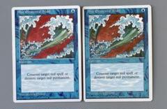 赤霊破 青霊破 アーティストプルーフ サインド ポルトガル語 2枚 MTG 赤霊破/Red Elemental Blast【日本語：黒枠】(4ED) - ジョニーの