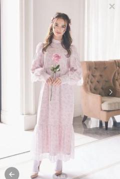 本日終了Maison de FLEUR canone 戸惑うリボンのワンピース メゾンドフルール 戸惑うリボンのワンピース カノン Canone サイズM