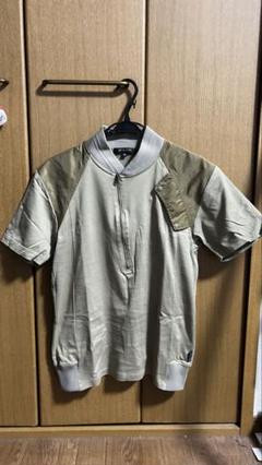 MICHEL KLEIN ベージュ ジップアップ カットソー 46
