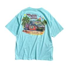 7TSM3【ALSTYLE】キャプディーバ島　後プリント　Tシャツ 古着used
