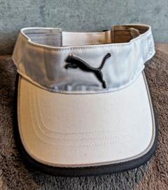 Puma バイザー ホワイト グレー