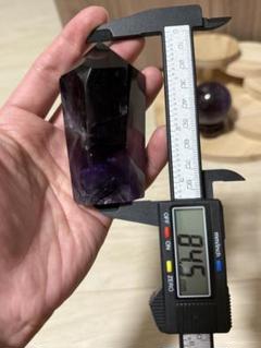 ✨高波動アメジスト✨【約8.4cm】パープルファントム＆虹入！浄化・安眠に