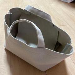 キャンバスバッグ グレー
