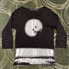 Schlussel skull moon half sleeves emo