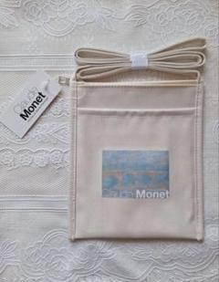 モネ展『モネ 連作の情景』オリジナル サコッシュ(ホワイト) 限定品 Monetのサムネイル