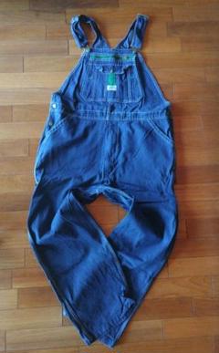 LIBERTY オーバーオール　つなぎ　ブルー　40×28 古着　2XL LIBERTY. - W42☆古着 リバティ オーバーオール メンズ 大きい