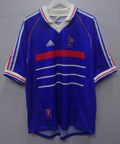 希少　adidas　1998-99年 フランス代表　ユニフォーム　美品 希少 adidas 1998-99年 フランス代表 ユニフォーム 美品 - メルカリ