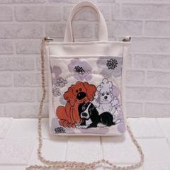 ロラライハリス♡ラベンダーピンクベルベット♡刺繍の肩掛けワンハンドル巾着バッグ♡ ロラライハリス 刺繍 巾着 バッグ インド刺繍 生地 ねこちゃん