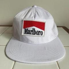 MARLBORO マルボロ コーデュロイ スナップバックキャップ 状態B MARLBORO マルボロ コーデュロイ スナップバックキャップ90s