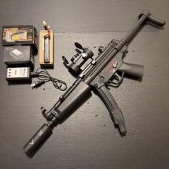 東京マルイ　MP5A5　実物マグプルカスタム　予備マグ　ストックアダプター付き Bow Master MP5 M4ストック アダプター マルイ次世代/UMAREX