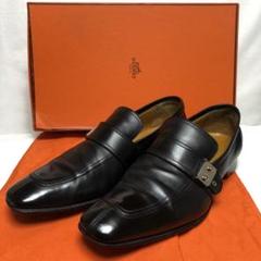 HERMES サックアデペッシュ ローファー レザーシューズ スリッポン