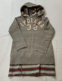 A/W DENIM DUNGAREE デニムダンガリー キッズワンピース 110