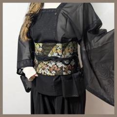 高級グレーサッシュベルト W65〜95cm帯ベルト 着物リメイク J70418 m15865672152_1.jpg?1747667439