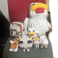 マインクラフト　羊　ニワトリ　オオカミ　猫　ぬいぐるみ　7体　まとめ売り