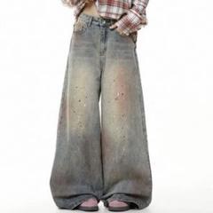 archive buggy denime pants ダーティ加工 y2kのサムネイル