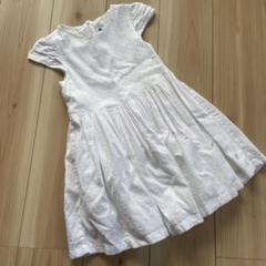 PETIT BATEAU ホワイトドットワンピース 116cm