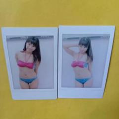 グラビアアイドル　チェキ　写真　まとめ売り 為近あんな(写真)チェキ2点セット①限定品 グラビア アイドル