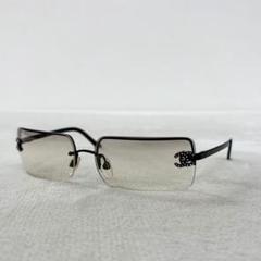 CHANEL ストーン付きサングラス 美品 CHANEL シャネル 4104 ストーン付き ココマーク サングラス