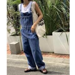 Via.jヴィアジェイ デニムオーバーオール　キャナルジーン