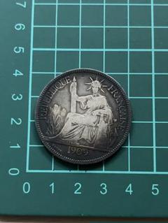 1909年 フランス ピアストル 外国貨幣 古銭 27g 1909年 フランス ピアストル 外国貨幣 古銭 27g - メルカリ